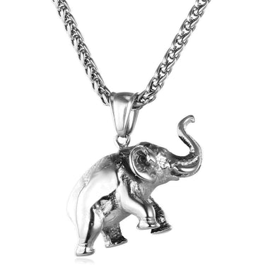 Large Elephant Necklace Pendant